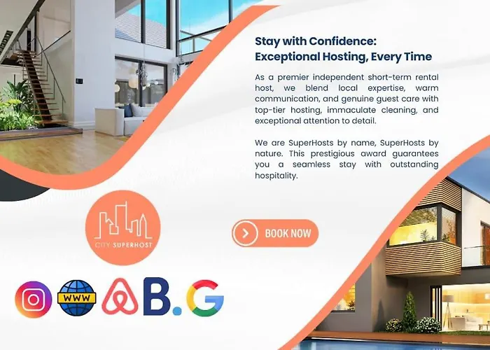 City Superhost - Stunning City Centre Penthouse Over Two Floors